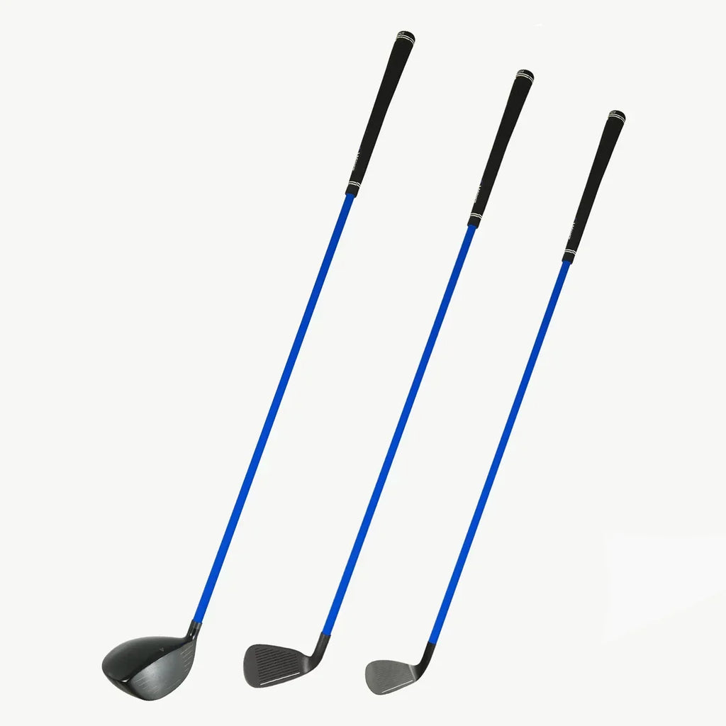 Lag Shot Triple Threat golf swing trainer set