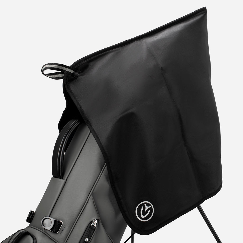 VESSEL Golf Rain Hood Towel in Black