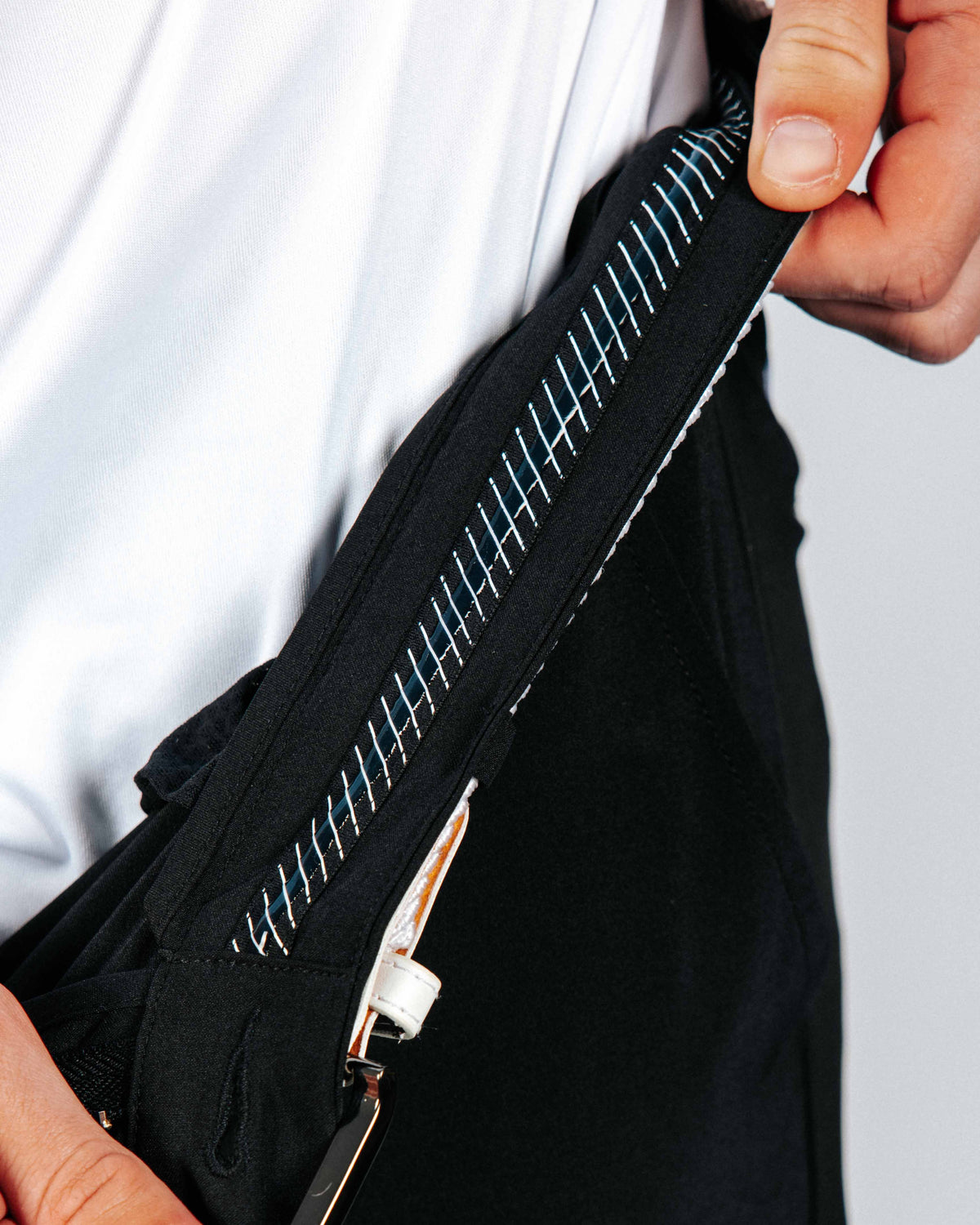 Mens black golf jogger